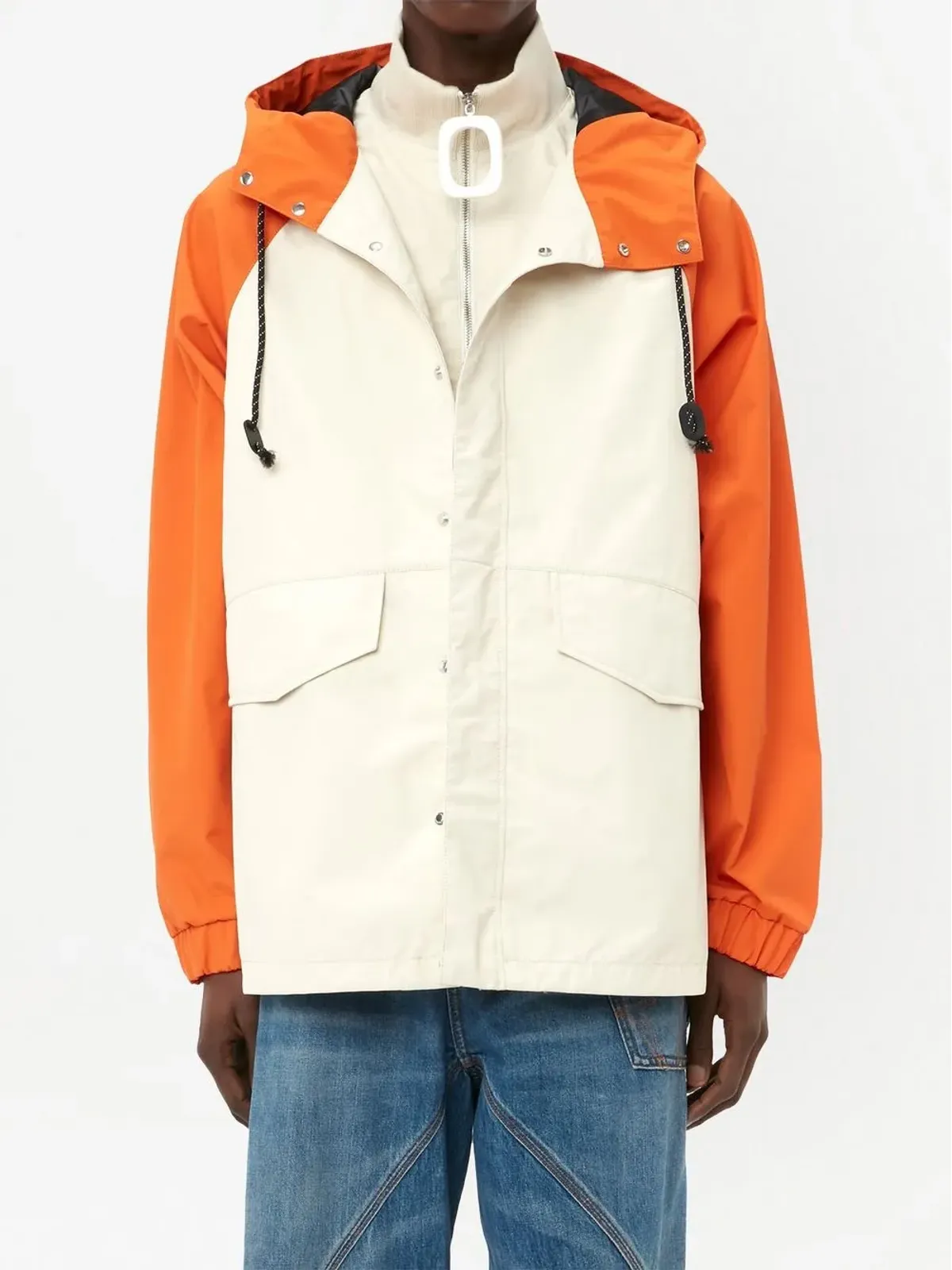 JW Anderson ツートーンフード付きジャケット - 画像4