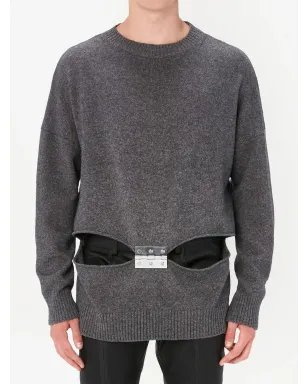 JW Anderson ヒンジ装飾カットアウト ジャンパー - サムネイル4