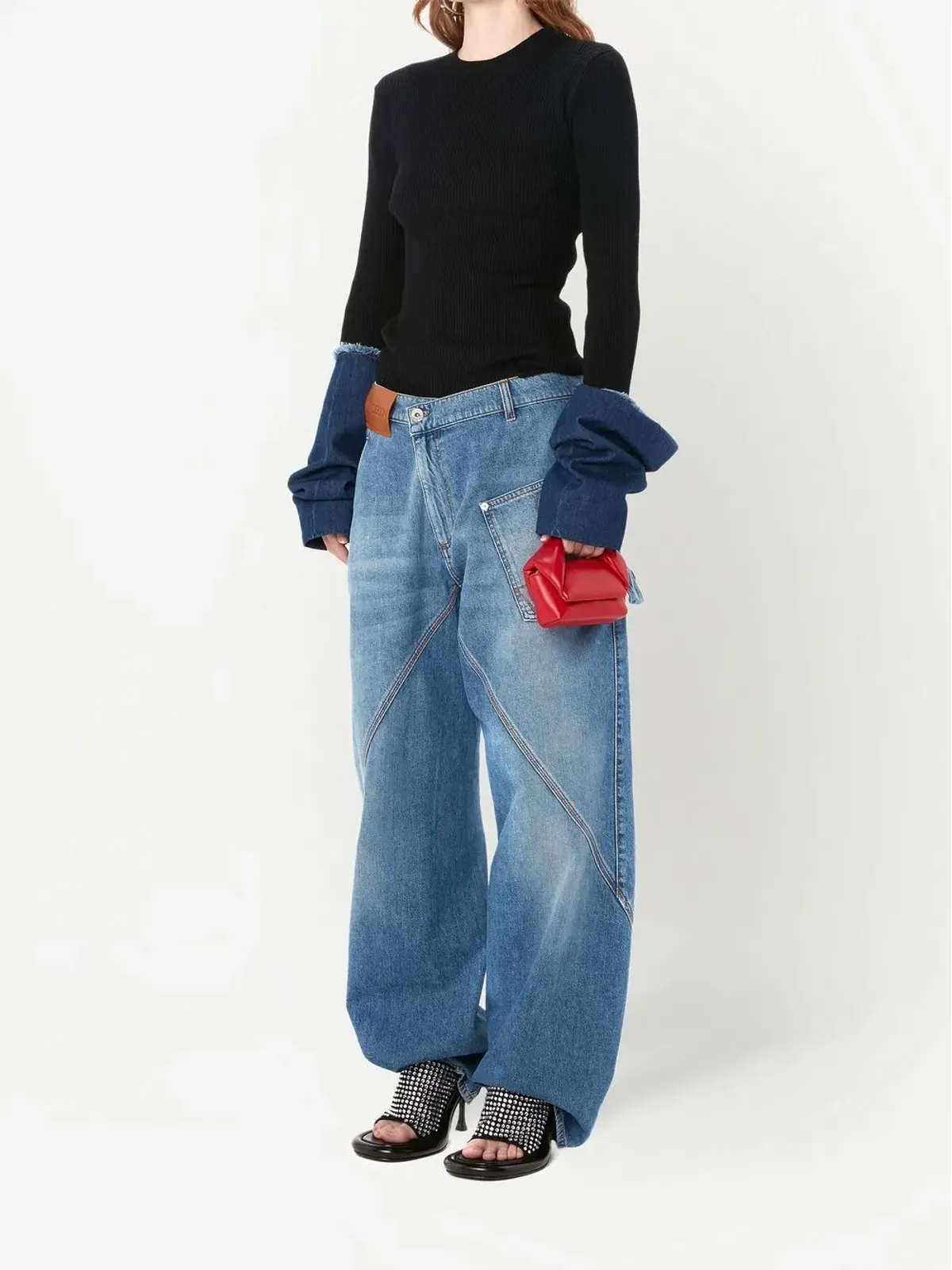 JW Anderson ツイステッド ワークウェア ワイドレッグジーンズ - 画像2
