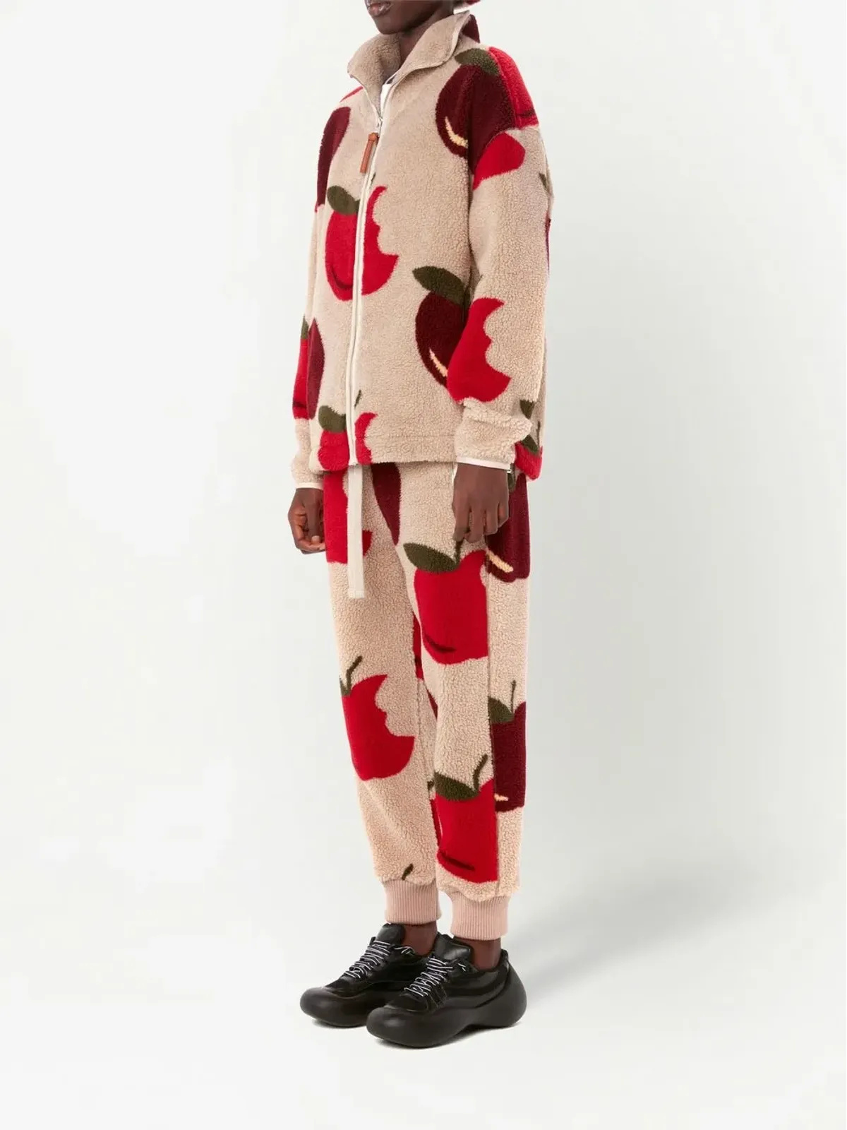 JW Anderson グラフィックプリント テーパードレッグ トラックパンツ - 画像3