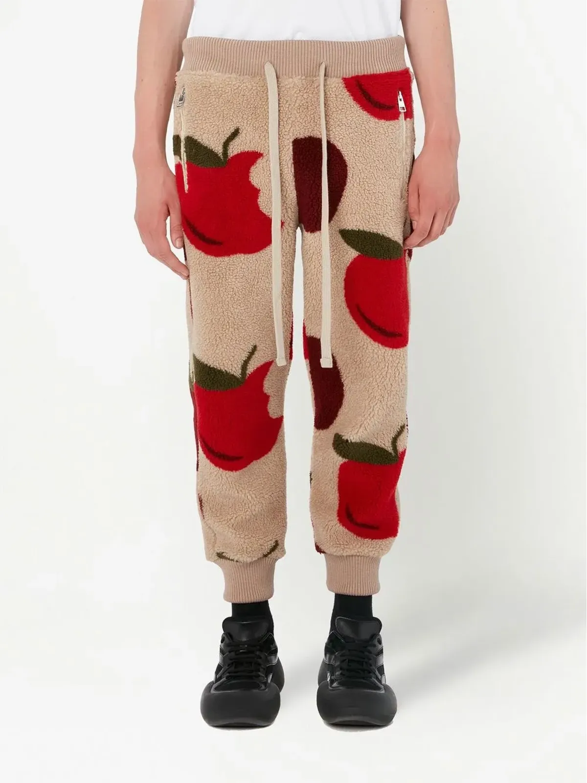 JW Anderson グラフィックプリント テーパードレッグ トラックパンツ - 画像4