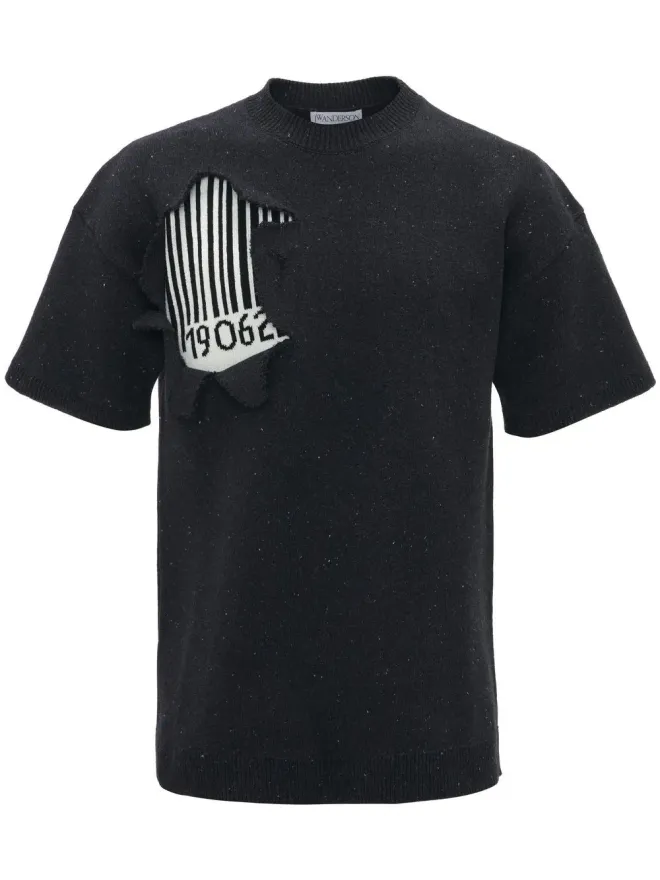 JW Anderson JW Anderson バーコードプリント 半袖スウェットシャツの商品画像