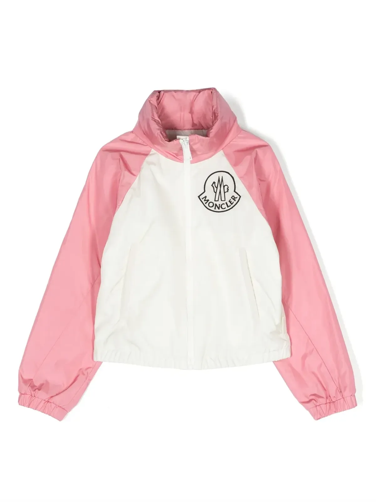 Moncler Enfant カラーブロック ジップアップ ボンバー ジャケット - 画像1