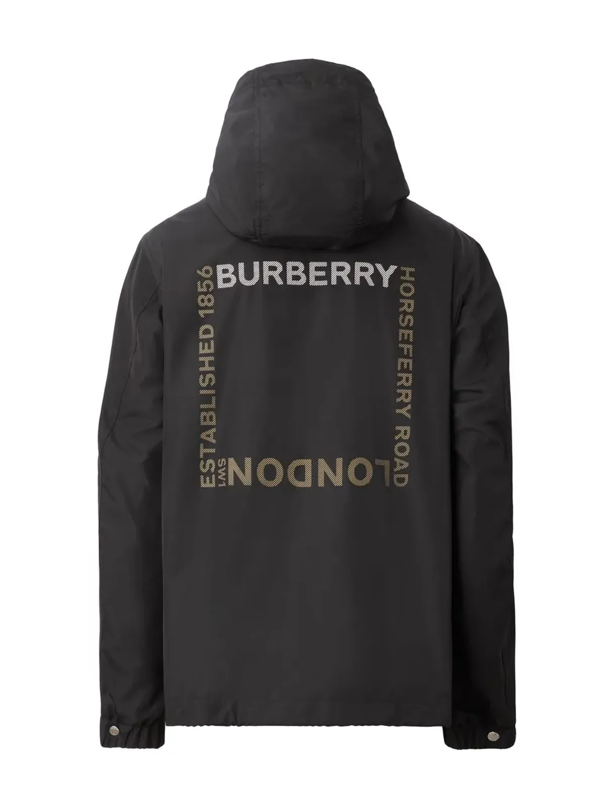 Burberry ロゴプリント ジップファスナー ジャケット - ブラック - 画像2