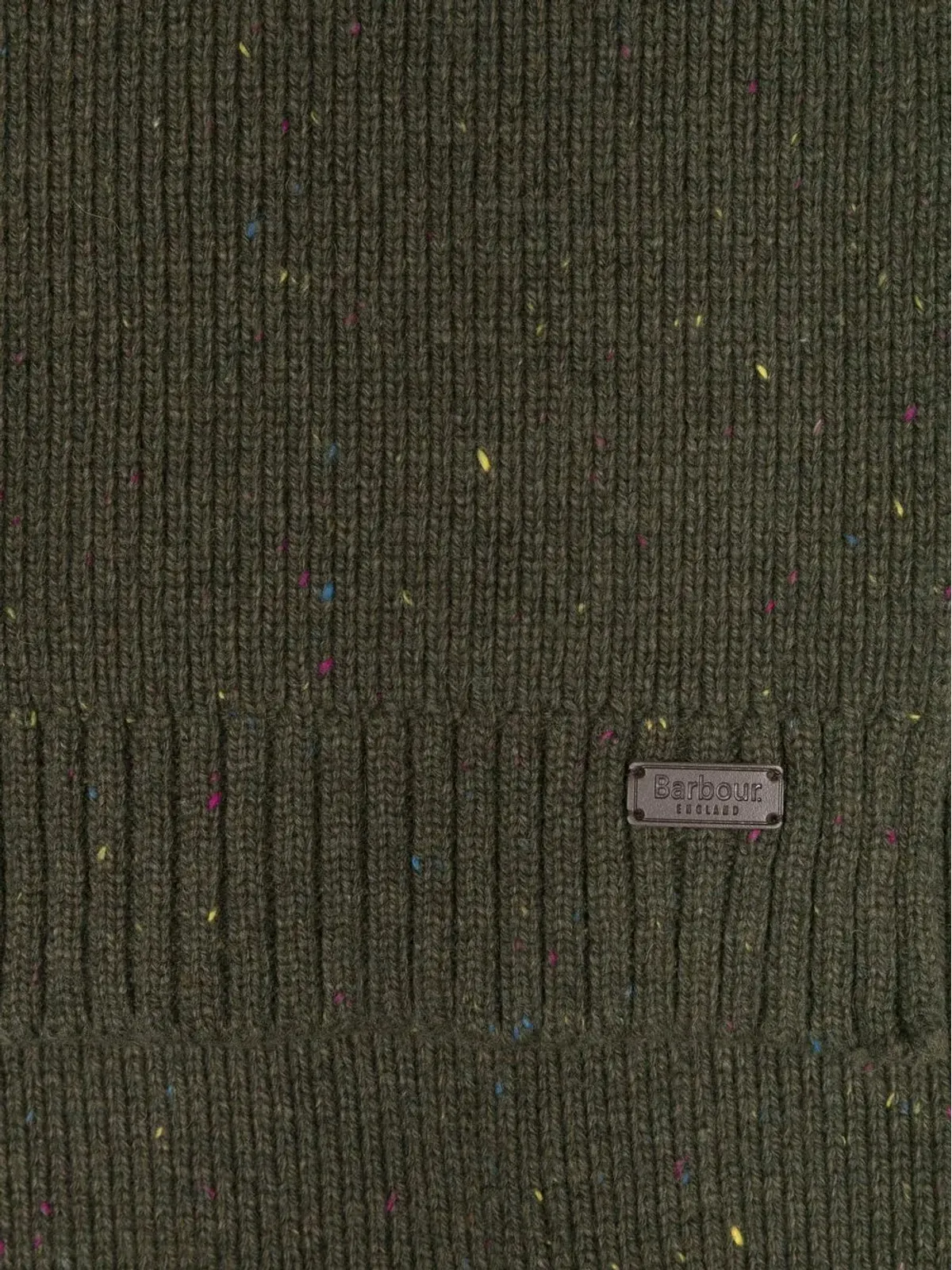 Barbour ニットスカーフ＆ビーニーセット - 画像2