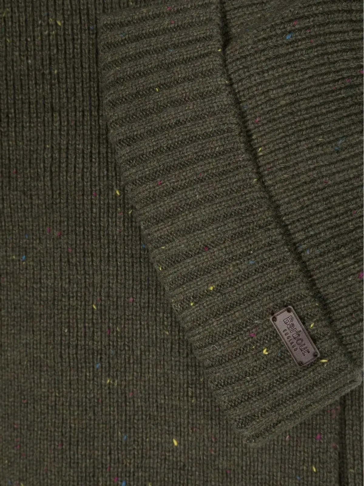 Barbour ニットスカーフ＆ビーニーセット - 画像3