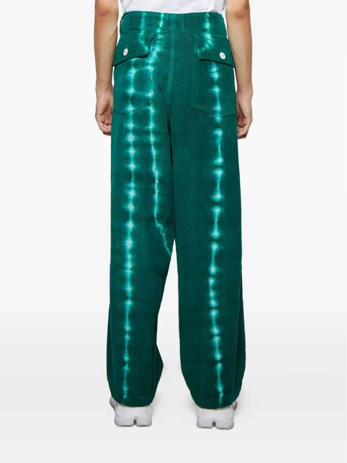 The Elder Statesman グリッドコーデュロイ ワークパンツ - 画像5