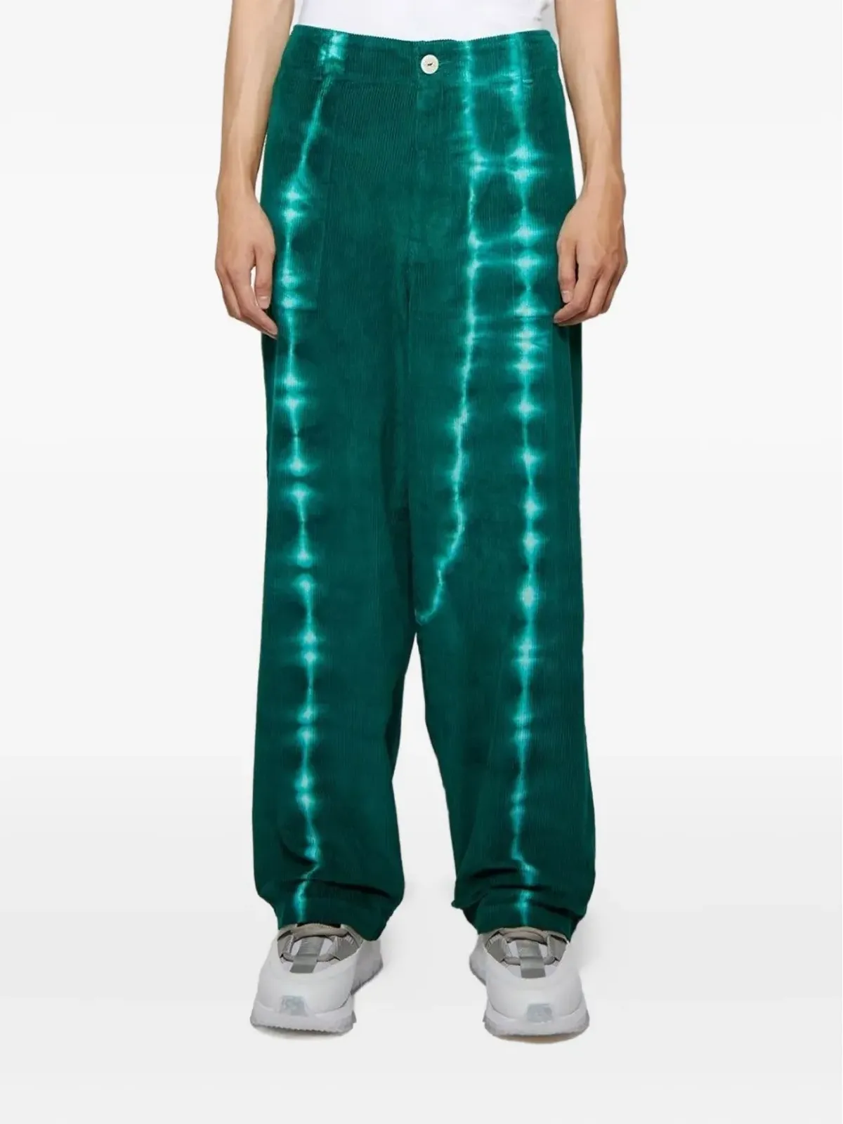 The Elder Statesman グリッドコーデュロイ ワークパンツ - 画像3