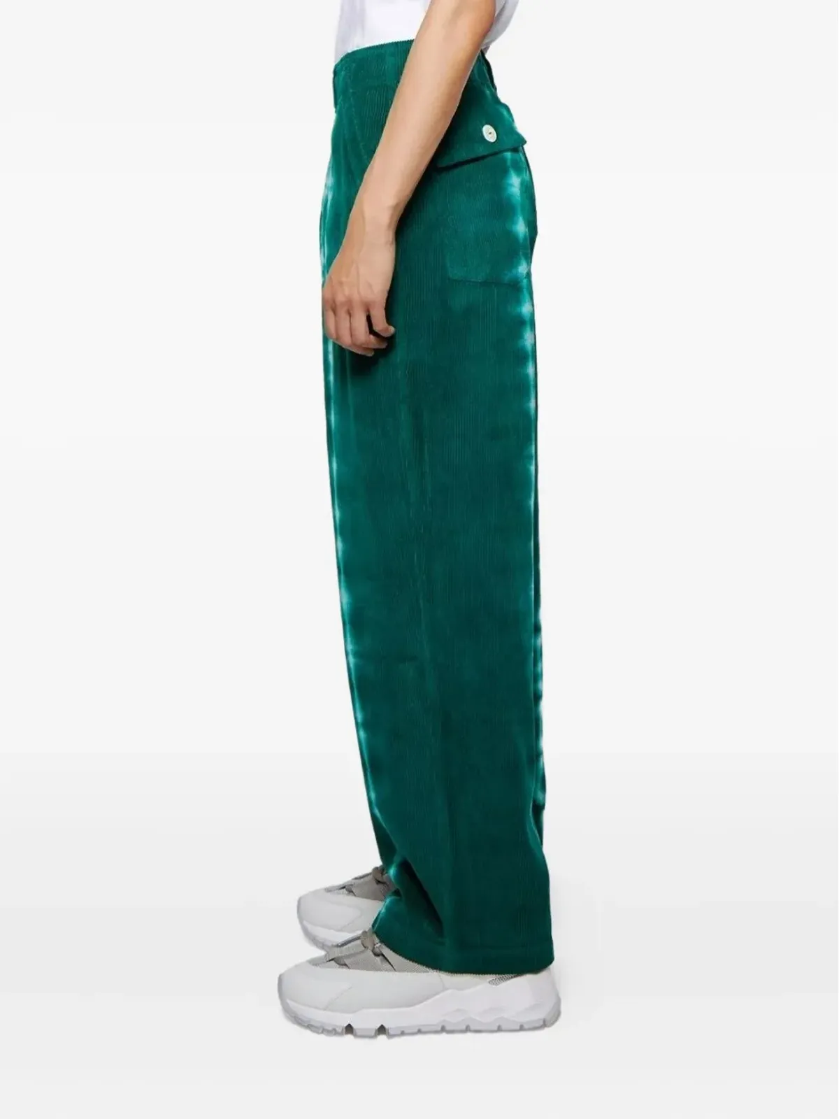 The Elder Statesman グリッドコーデュロイ ワークパンツ - 画像4
