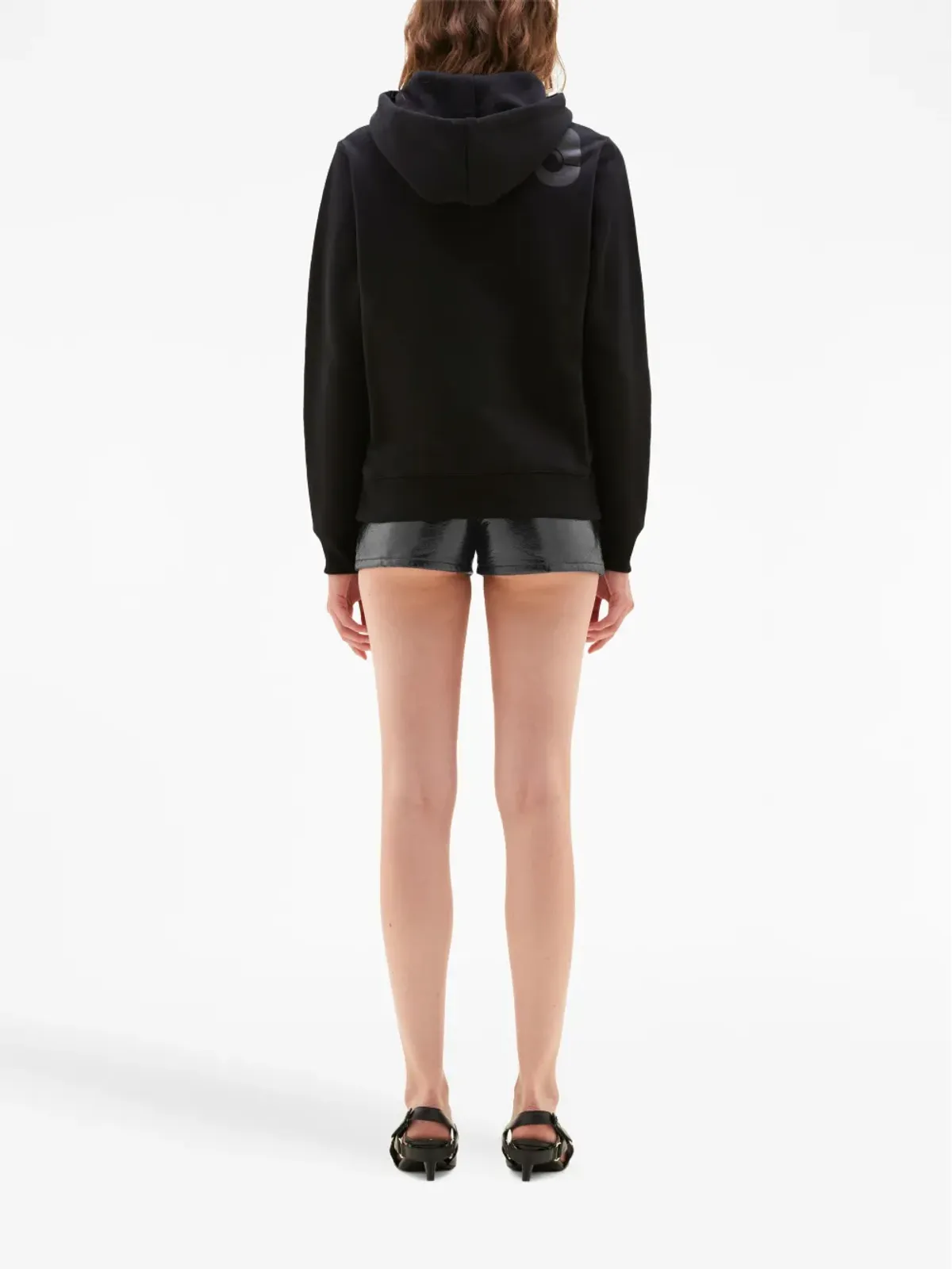 Courrèges グレインドテクスチャー・ミニショーツ - 画像4