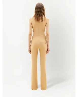 Courrèges 刺繍ロゴ入りフレアパンツ - サムネイル4