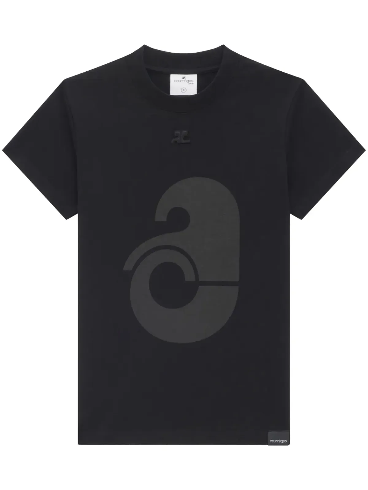 Courrèges 半袖コットンTシャツ - 画像1