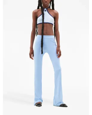 Courrèges テックジャージー・フレアパンツ ブルー - サムネイル2