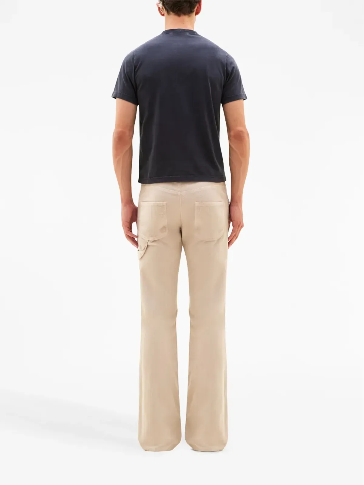 Courrèges ベルベット風フレアパンツ - 画像4