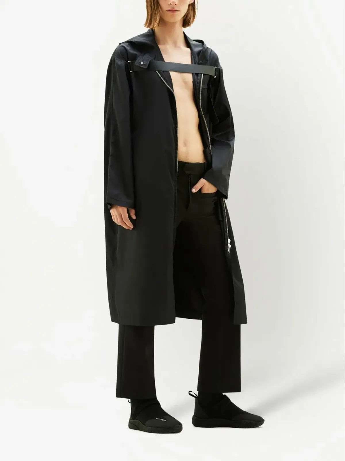 Courrèges ジップアップフード付きパーカ - 画像3
