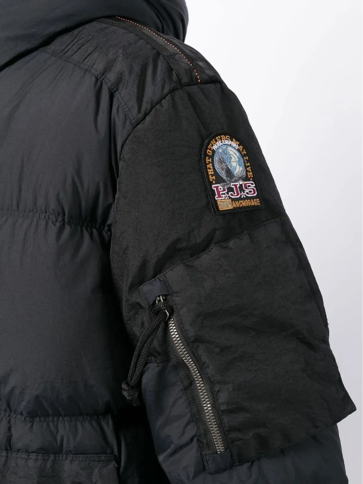 Parajumpers ツートーンフード付きパデッドジャケット - 画像5