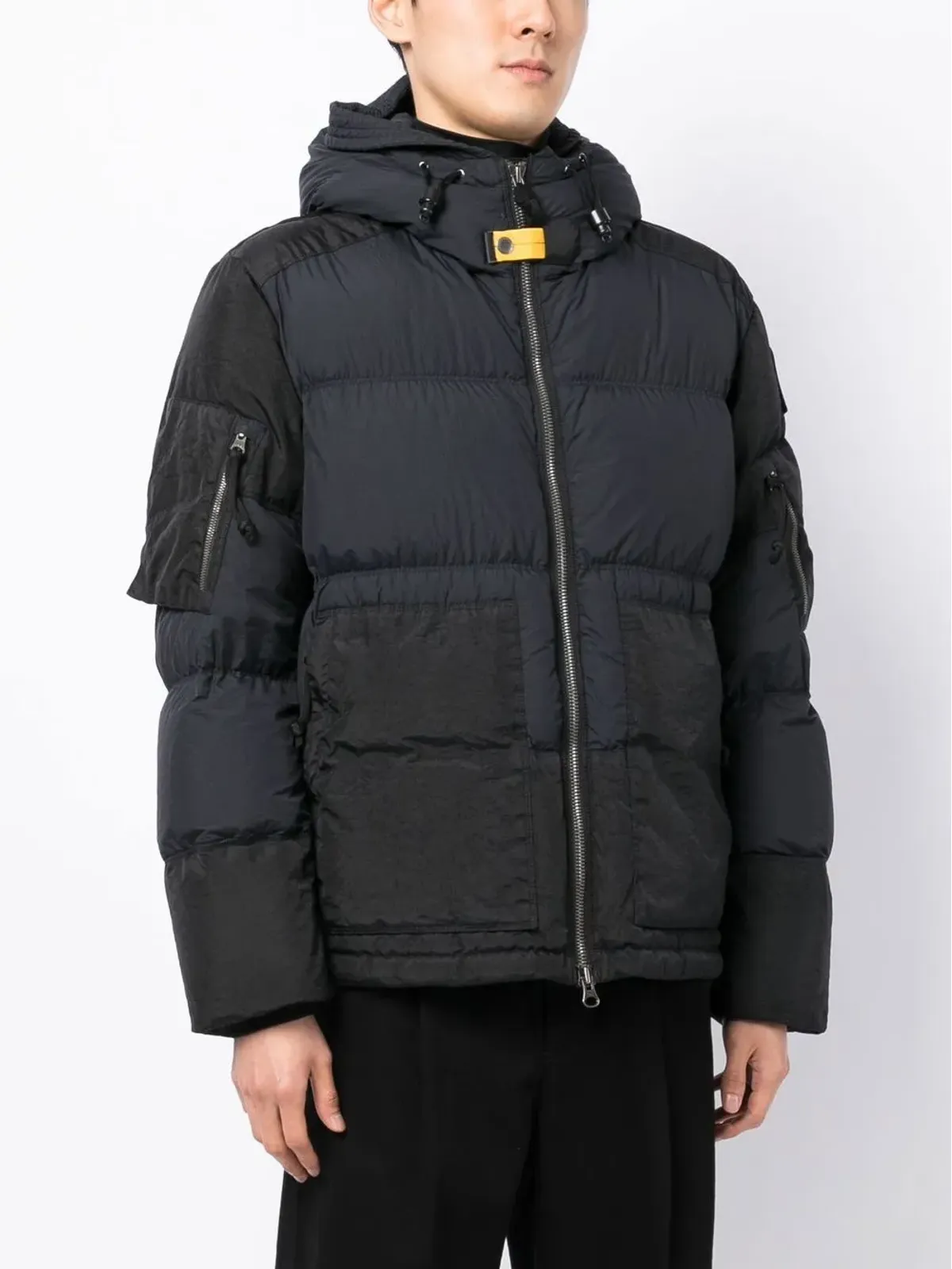 Parajumpers ツートーンフード付きパデッドジャケット - 画像3