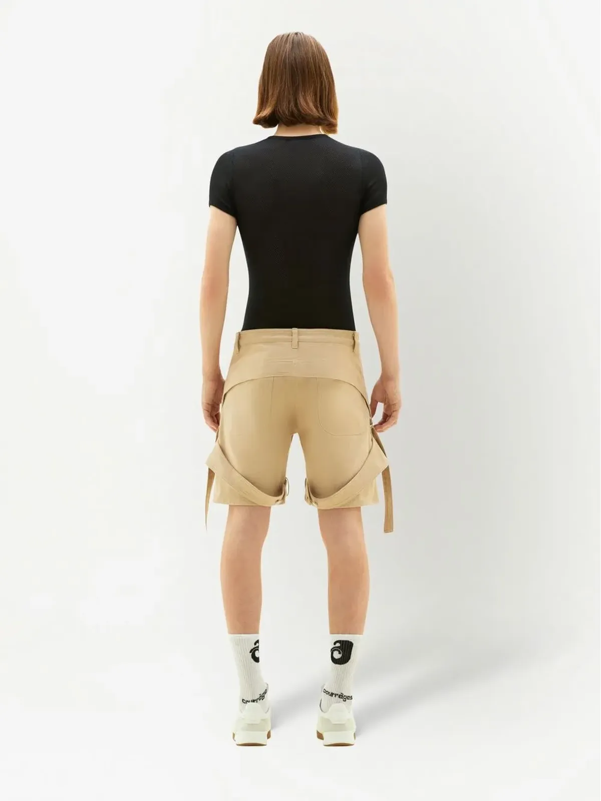 Courrèges メッシュ クルーネック Tシャツ - 画像4