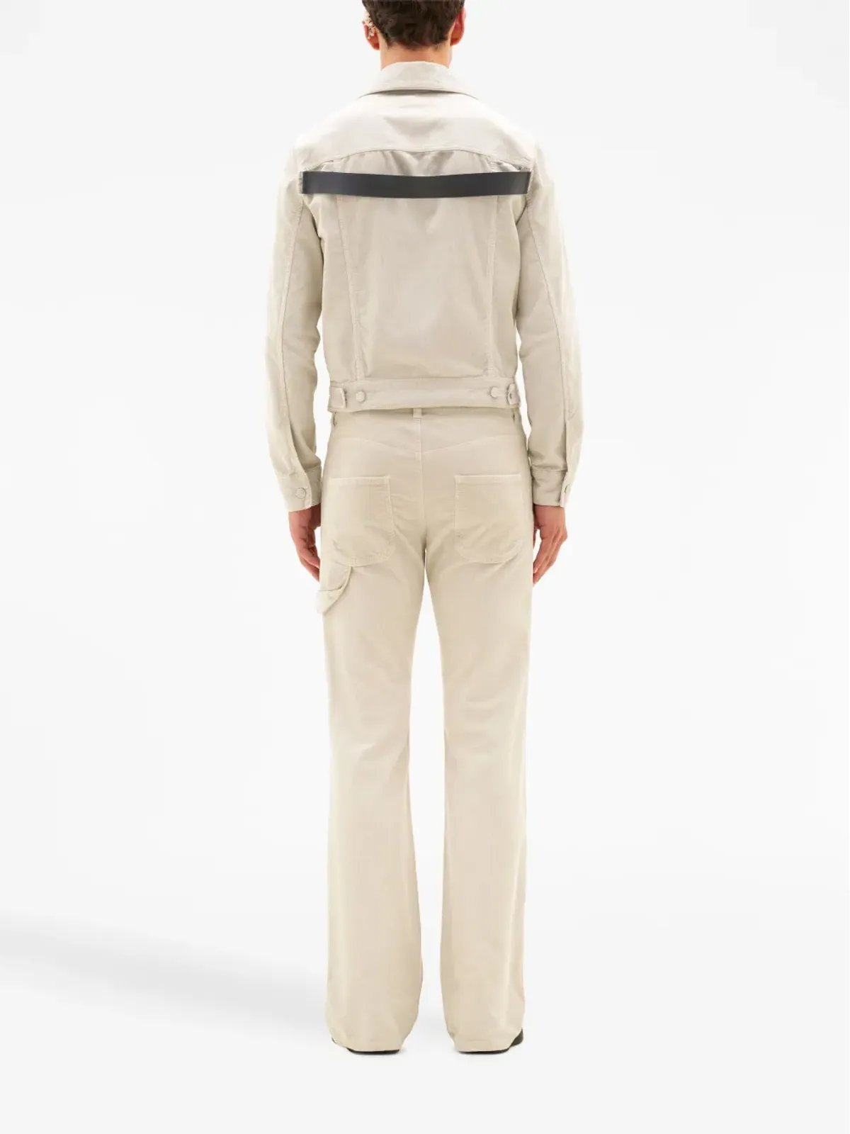 Courrèges ストラップディテール付きボタン留めシャツジャケット - 画像4