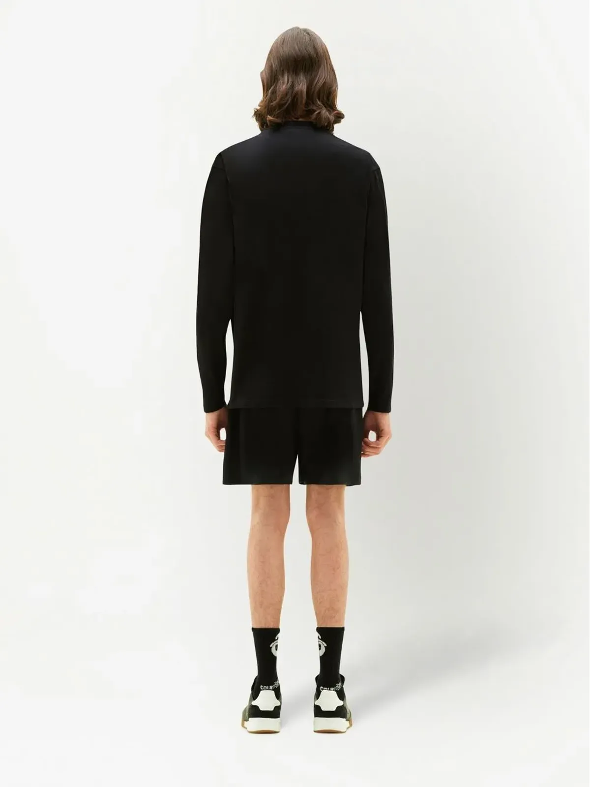 Courrèges ロゴ刺繍入りカジュアルショーツ - 画像4