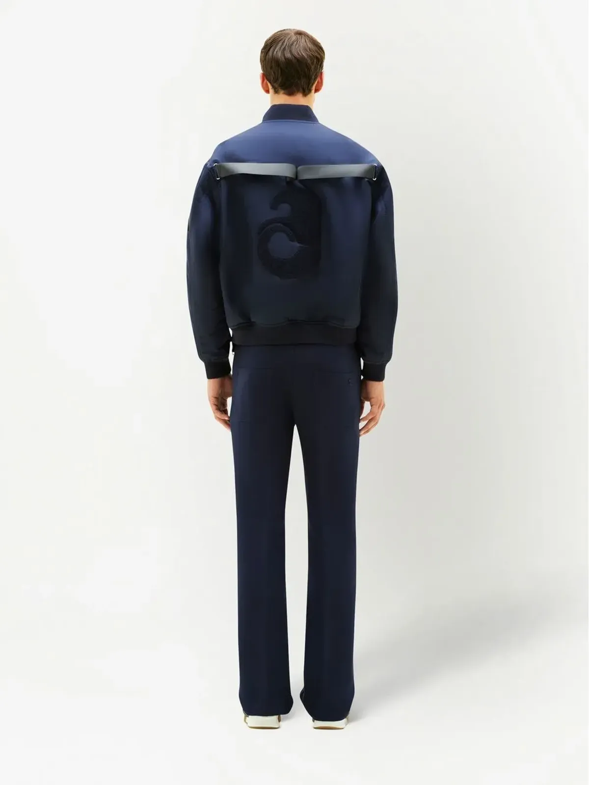 Courrèges ハーネス ナイロン ボンバー ジャケット - 画像4