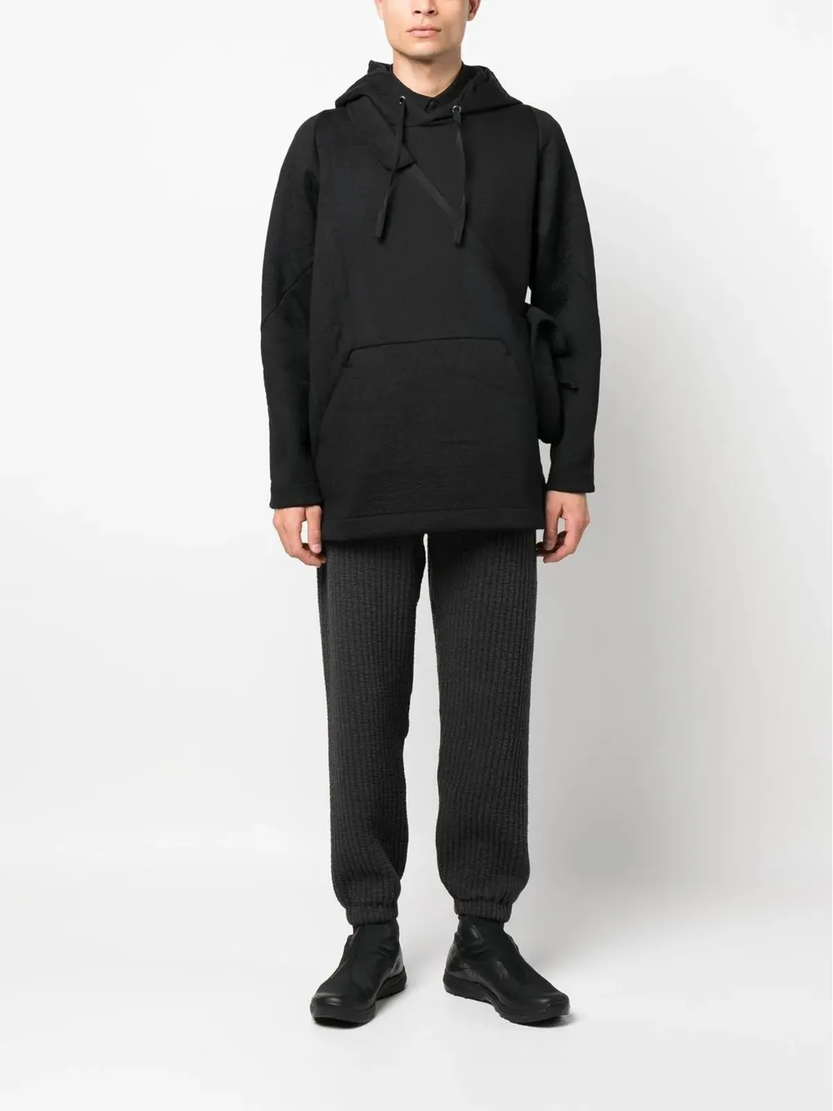 White Mountaineering リブ編みトラックパンツ（コットン混紡） - 画像2