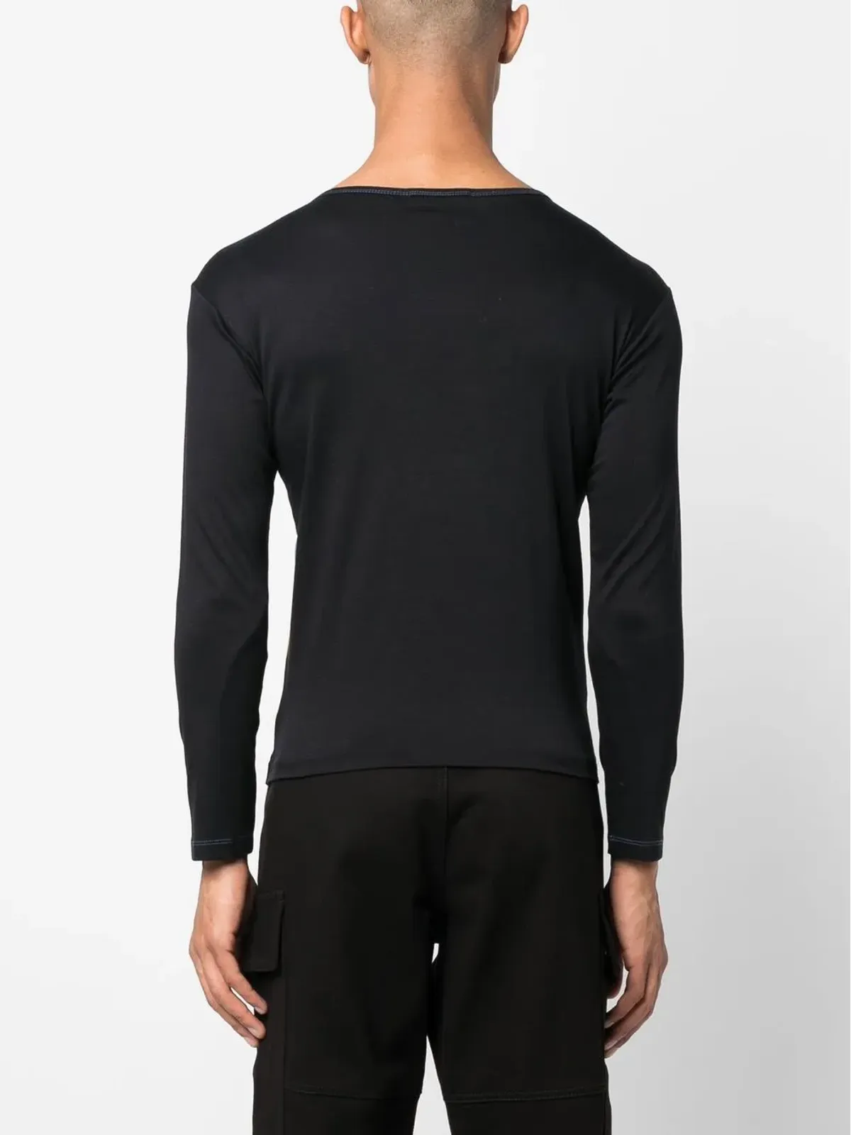 Issey Miyake Pre-Owned ケンジ・ヒラサワ プリント 長袖Tシャツ イエロー - 画像4