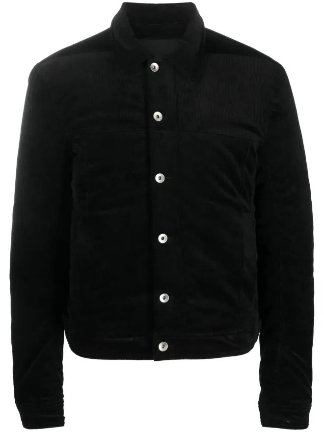 Rick Owens DRKSHDW Rick Owens DRKSHDW ボタンダウン コーデュロイ ワーカージャケットの商品画像