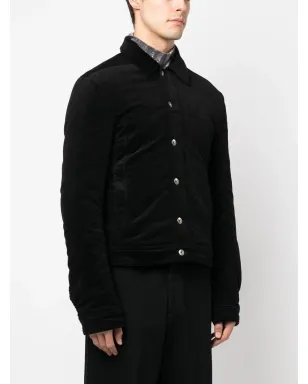 Rick Owens DRKSHDW ボタンダウン コーデュロイ ワーカージャケット - サムネイル3