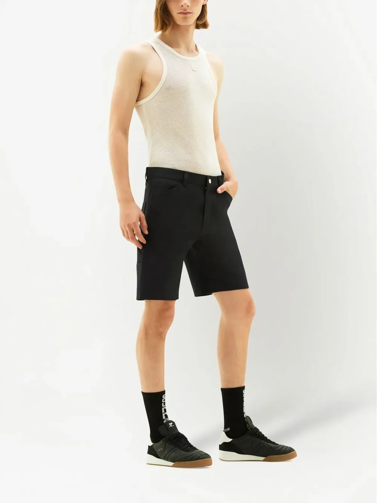 Courrèges ツイル バミューダショーツ - 画像3