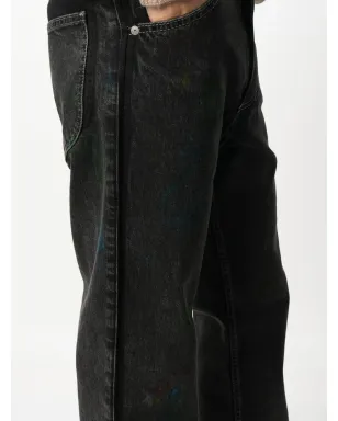Maison Margiela ペイント・スプラター・ストレートジーンズ - ブラック - サムネイル5