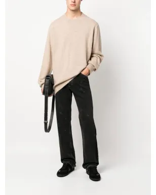 Maison Margiela ペイント・スプラター・ストレートジーンズ - ブラック - サムネイル2