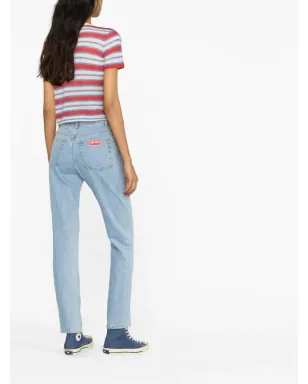 Kenzo Asagao straight-leg jeans - Blue - サムネイル3