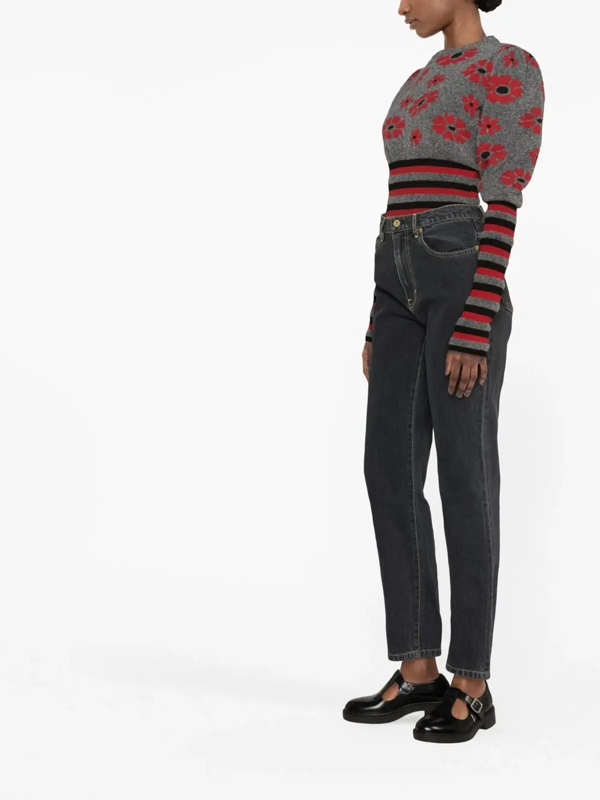 Kenzo ロゴパッチデニムジーンズ - 画像3