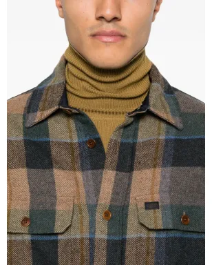 Nudie Jeans Robban plaid long-sleeve shirt - Brown - サムネイル5