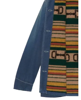 Gucci ロングラインデニムジャケット - サムネイル5