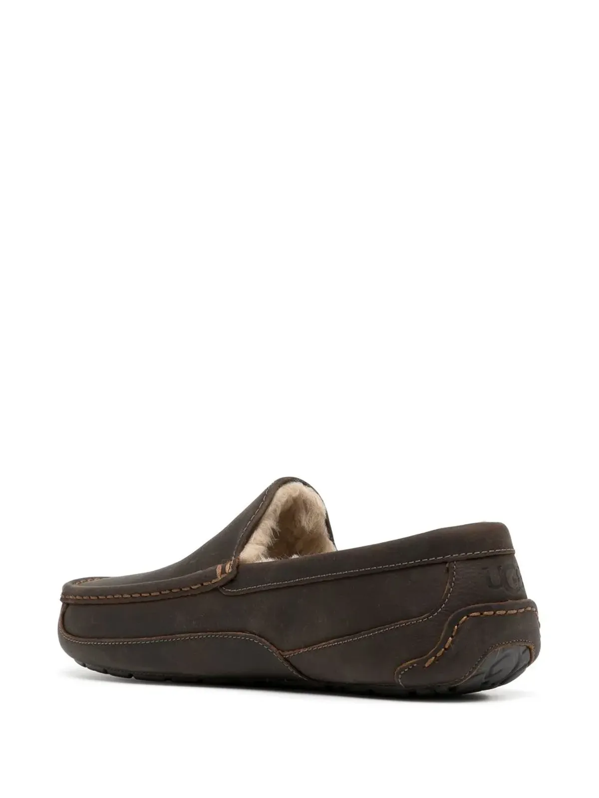 UGG Ascot マットスリッパ ブラウン - 画像3