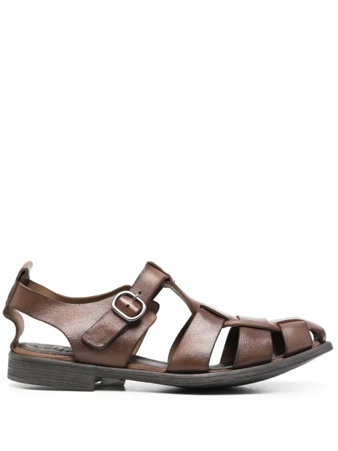 Officine Creative Officine Creative Chronicle caged sandals - Brownの商品画像