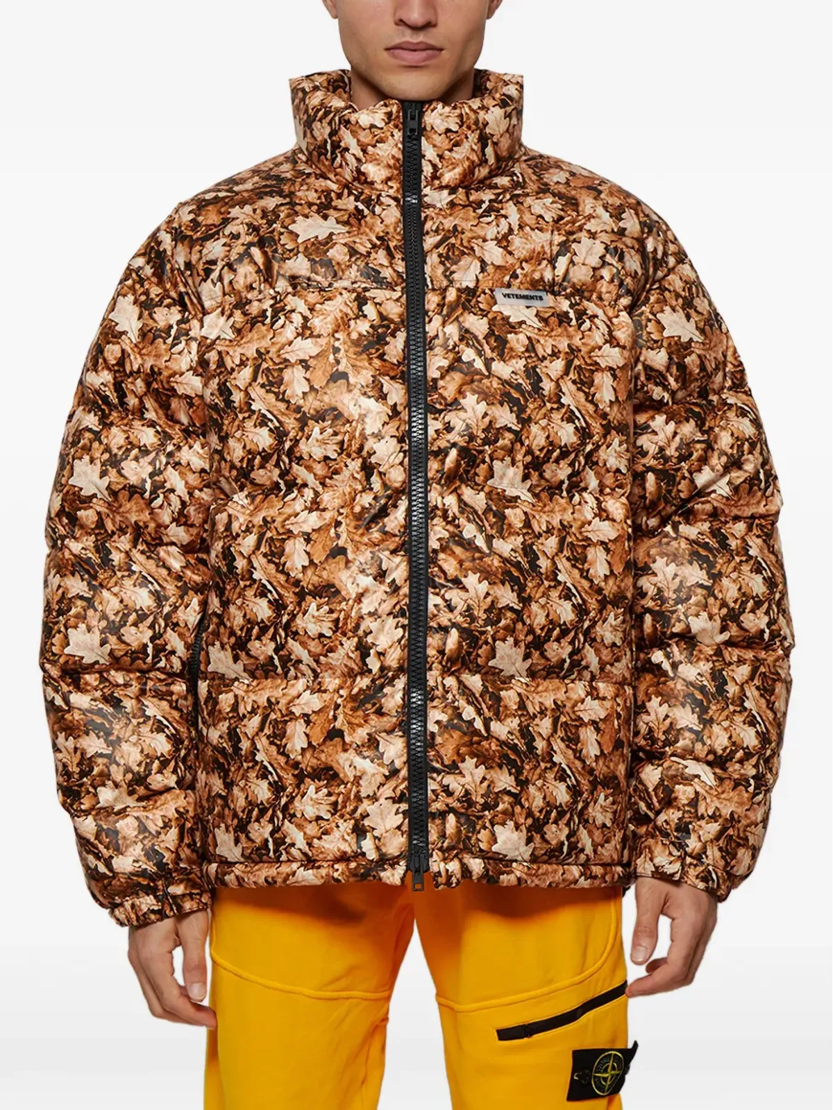 VETEMENTS リーフ柄プリントジャケット - 画像3
