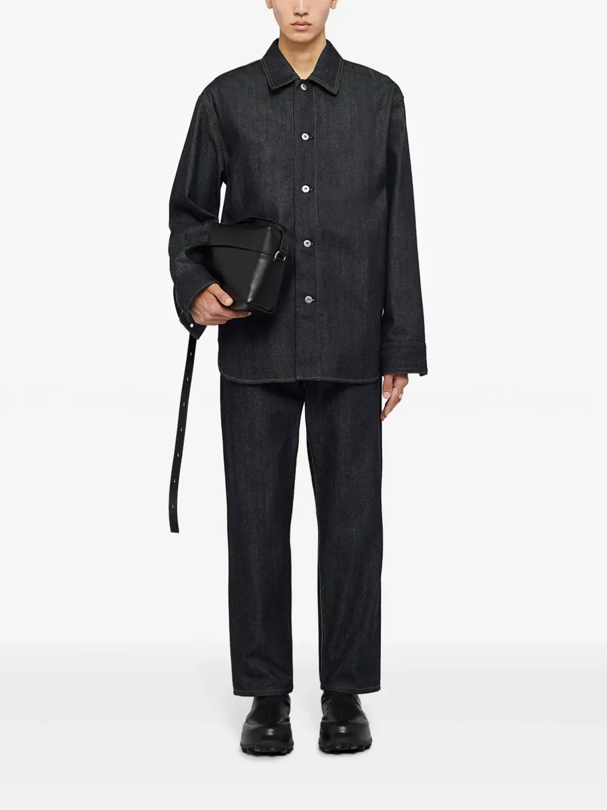 Jil Sander ルーズフィット5ポケットジーンズ - ブルー - 画像2