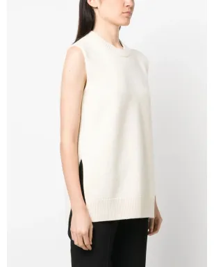 Jil Sander カシミヤ混紡ウールのニットベスト - サムネイル3