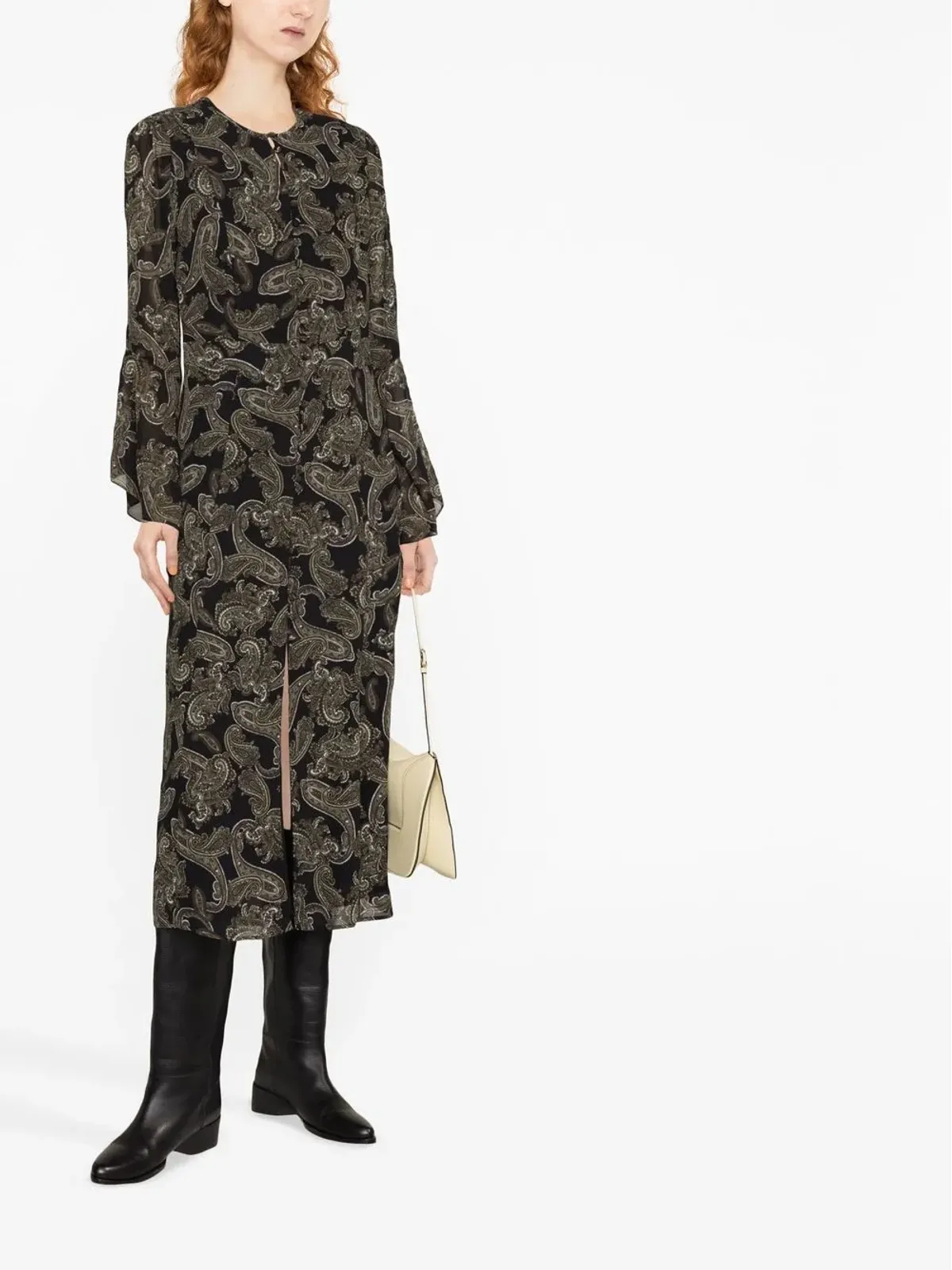 Michael Michael Kors ペイズリープリント ミディドレス - グリーン - 画像2