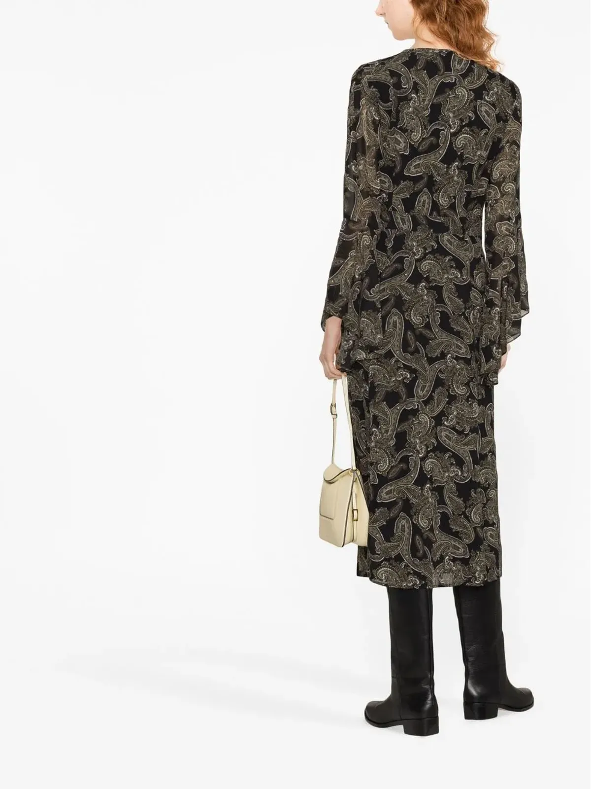 Michael Michael Kors ペイズリープリント ミディドレス - グリーン - 画像3