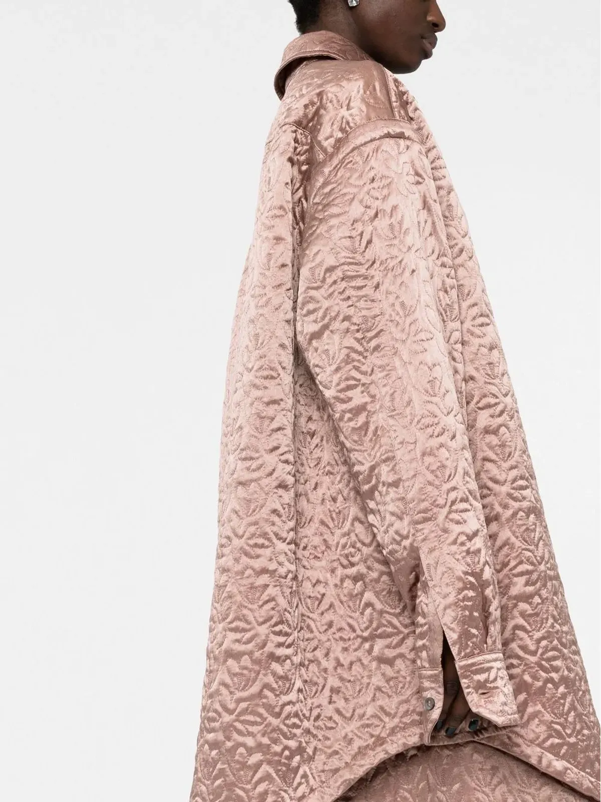 Maison Margiela キルテッドサテンシャツ - 画像3