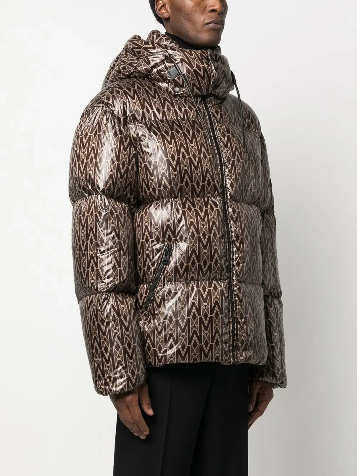 Mackage Kentモノグラムプリント パディドコート - 画像3