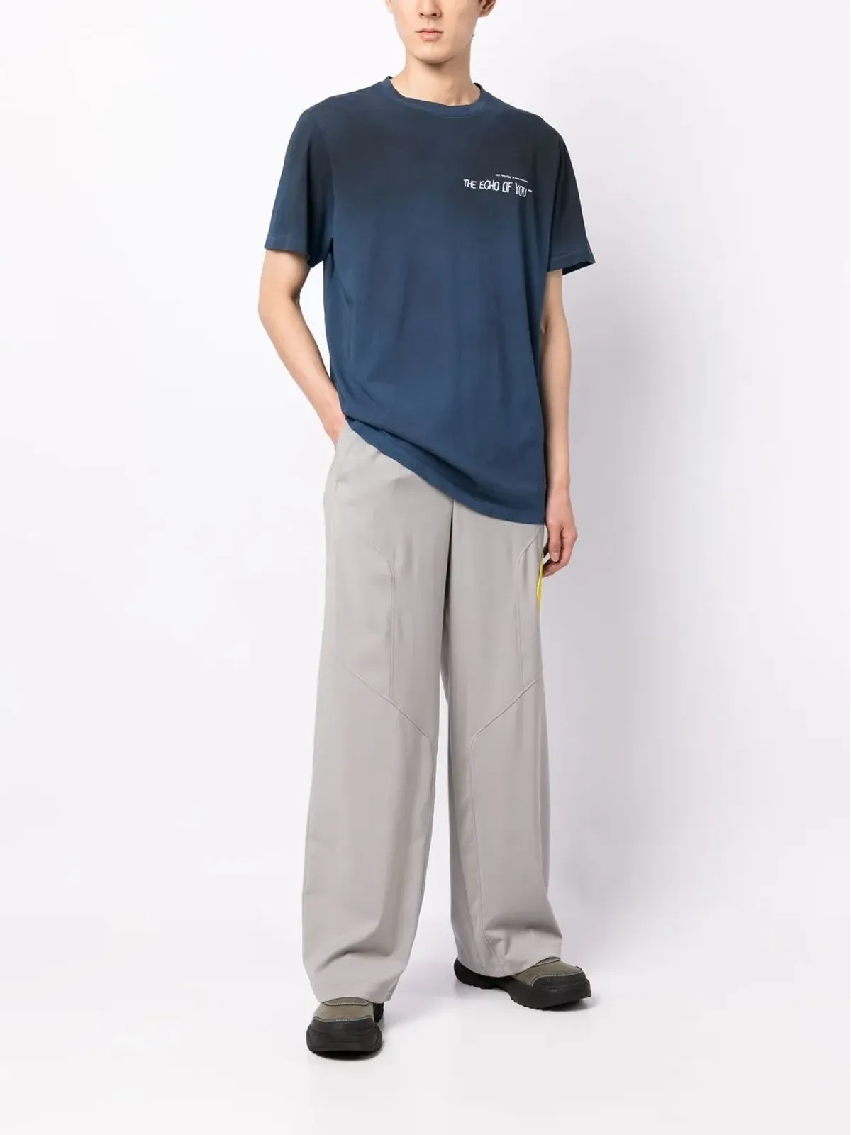 ISO.POETISM グラフィックプリント タイダイ Tシャツ - 画像2