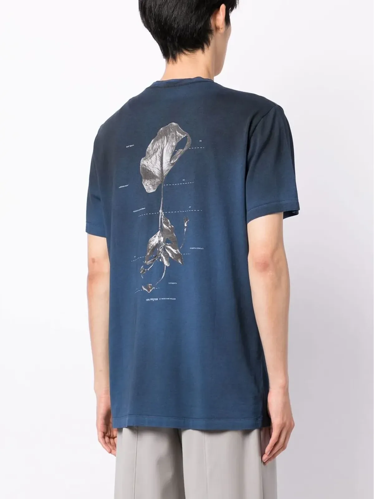 ISO.POETISM グラフィックプリント タイダイ Tシャツ - 画像4