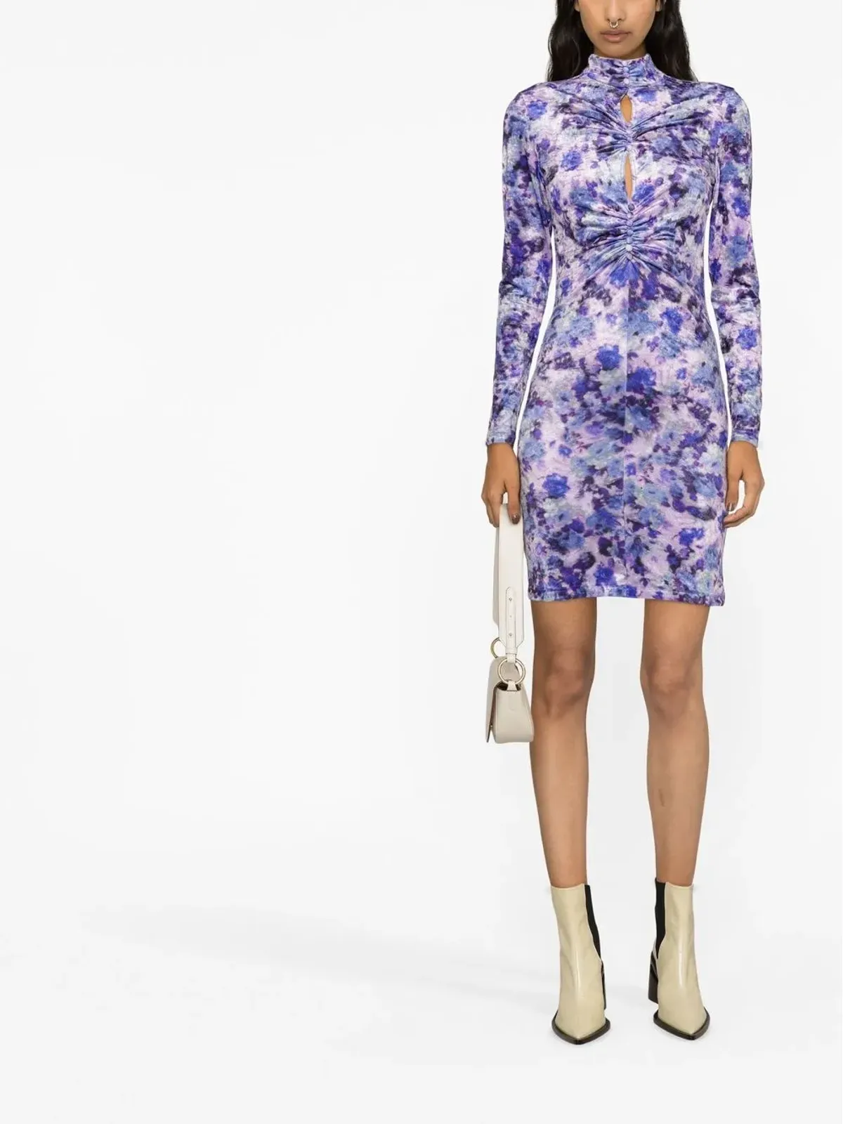 ISABEL MARANT 抽象プリントのミニドレス - 画像2