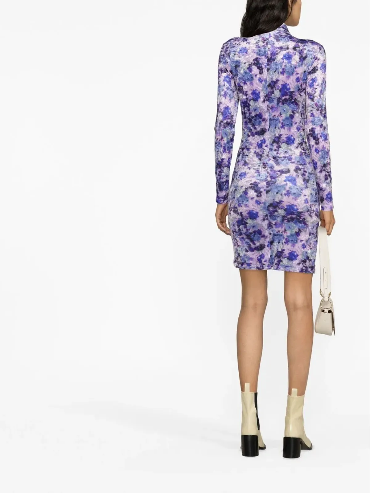 ISABEL MARANT 抽象プリントのミニドレス - 画像4