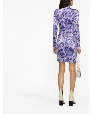 ISABEL MARANT 抽象プリントのミニドレス - サムネイル4